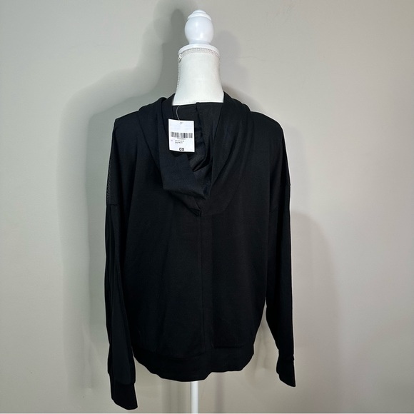 NWT Black Sweatshirtwith Mesh Upper - Picture 5 of 8